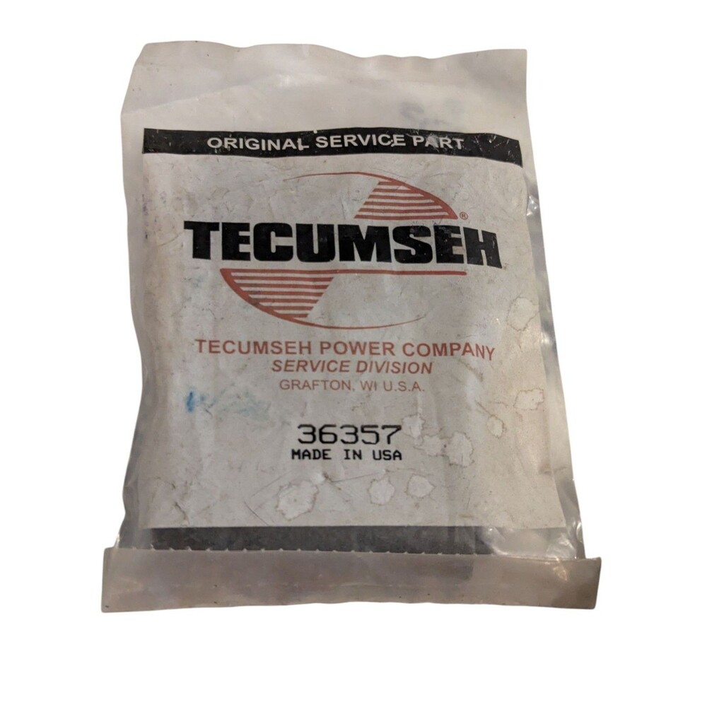 NOS Vintage Tecumseh Air Filter Wrap Part 36357 Instruction Sheet Packaged